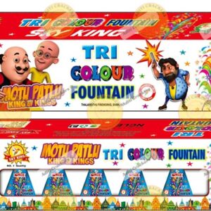 Motu Patlu Mini Tricolor fountain [5 Pcs]
